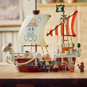 Lego-Compatible Pirate Ship Going Merry One Piece Educational Building Block Toy